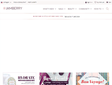 Tablet Screenshot of jamberry.com